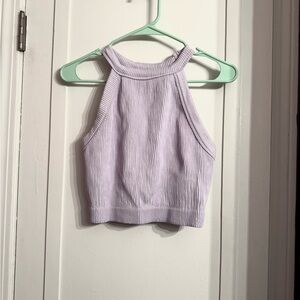 Aerie Seamless High Neck Longline Bralette Top - XL